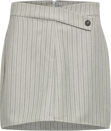 Kathrinekb Skirt Kort Nederdel Grey Karen By Simonsen