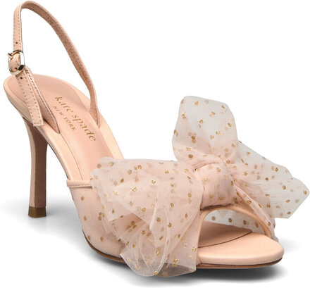 Bridal Sparkle Shoes Heels Pumps Peeptoes Pink Kate Spade