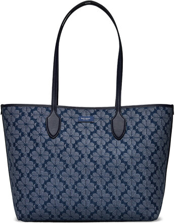 Bleecker Large Tote Designers Totes Blue Kate Spade