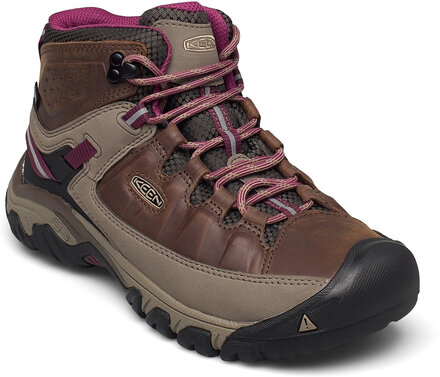 Ke Targhee Iii Mid Wp W Weiss-Boysenberry Shoes Sport Shoes Outdoor/hiking Shoes Brun KEEN*Betinget Tilbud