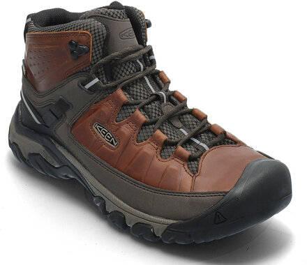 Ke Targhee Iii Mid Wp M Chestnut-Mulch Sport Sport Shoes Outdoor-hiking Shoes Brown KEEN