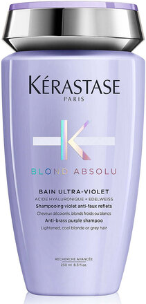 Kérastase Blond Absolu Bain Ultra-Violet Shampoo 250Ml Beauty Women Hair Care Silver Shampoo Nude Kérastase