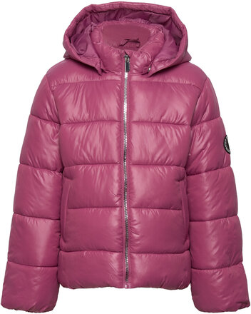 Kmgnewemmy Savannah Quiltd Jacket Cp Otw Fodrad Jacka Pink Kids Only