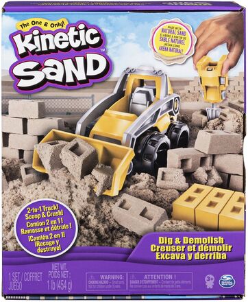 Kinetic Sand Dig & Demolish Set Toys Outdoor Toys Sand Toys Multi/patterned Kinetic Sand