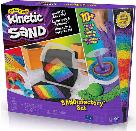 Kinetic Sand Sandisfactory Set Toys Creativity Drawing & Crafts Craft Craft Sets Multi/patterned Kinetic Sand