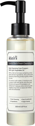 Gentle Black Fresh Cleansing Oil Full Beauty Women Skin Care Face Cleansers Oil Cleanser Nude Klairs