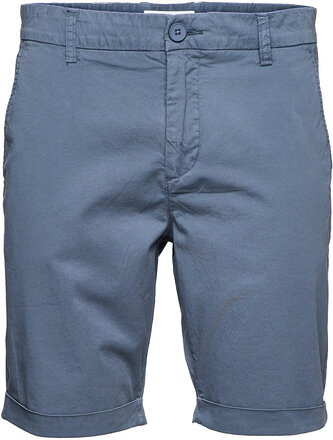 Chuck Regular Chino Poplin Shorts - Bottoms Shorts Chinos Shorts Blue Knowledge Cotton Apparel