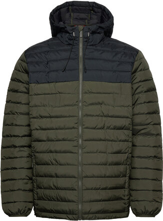 Repreve Rib Stop Quilted Jacket T Fodrad Jacka Khaki Green Knowledge Cotton Apparel