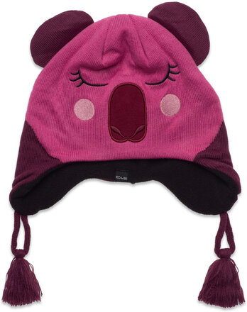 Animal Fam Chi Hat Accessories Headwear Hats Winter Hats Pink Kombi