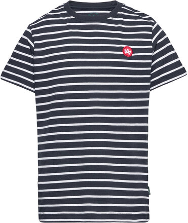 Timmi Kids Organic/Recycled Striped T-Shirt Tops T-Kortærmet Skjorte Multi/patterned Kronstadt