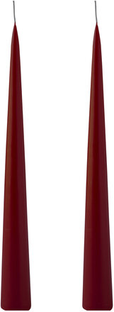 Hand Dipped Decoration Candles, 2 Pack Home Decoration Candles Pillar Candles Red Kunstindustrien