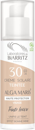 Laboratoires De Biarritz, Alga Maris Tinted Face Sunscreen Spf30 Ivory, 50 Ml Solkräm Ansikte Nude Laboratoires De Biarritz