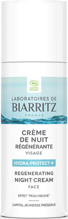 Laboratoires De Biarritz, Hydra Protect + Regenerative Night Cream, 50 Ml Beauty Women Skin Care Face Moisturizers Night Cream Nude Laboratoires De Biarritz