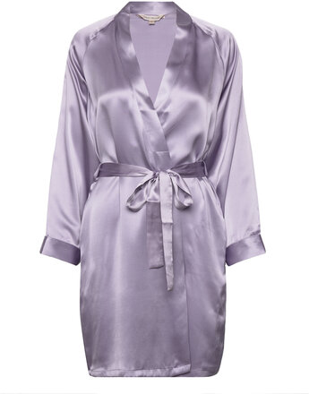Pure Silk - Short Kimono Lingerie Kimonos Purple Lady Avenue