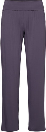 Bamboo Lounge Pants Pyjamasbyxor Mjukisbyxor Purple Lady Avenue