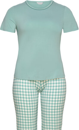 Bamboo Short-Sleeve Pj With Pirate Pyjamas Nattøj Green Lady Avenue