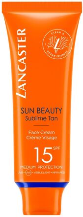 Sun Care Face Face Cream Spf15 50 Ml Solkrem Ansikt Nude Lancaster*Betinget Tilbud