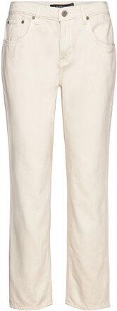 Relaxed Tapered Ankle Jean Designers Jeans Tapered Jeans Cream Lauren Ralph Lauren