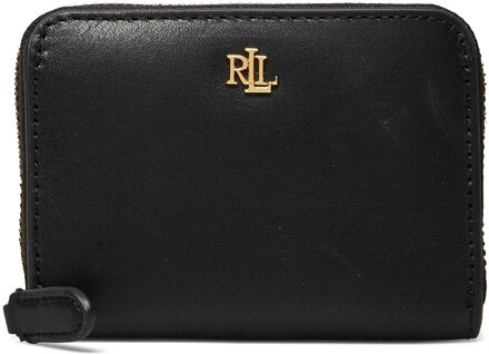 Leather Continental Wallet Bags Card Holders & Wallets Wallets Black Lauren Ralph Lauren
