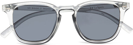 No Biggie Accessories Sunglasses D-frame- Wayfarer Sunglasses Grey Le Specs