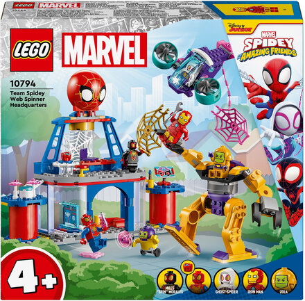 Team Spideys Netspinder-Hovedkvarter Toys Lego Toys Lego Super Heroes Multi/patterned LEGO