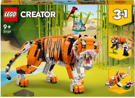 3 In 1 Majestic Tiger Animal Building Toy Toys LEGO Toys LEGO Creator Multi/mønstret LEGO*Betinget Tilbud