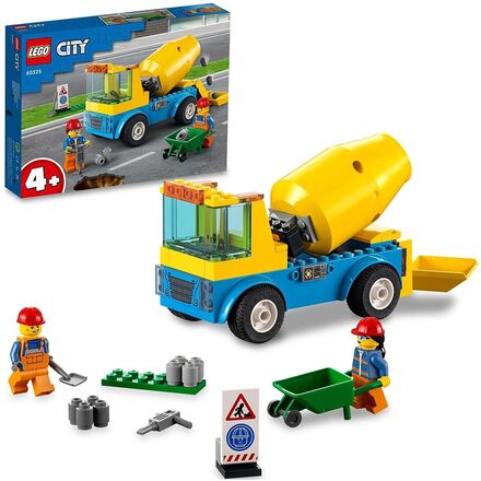 Great Vehicles Cement Mixer Truck Toy Toys LEGO Toys LEGO City Multi/mønstret LEGO*Betinget Tilbud