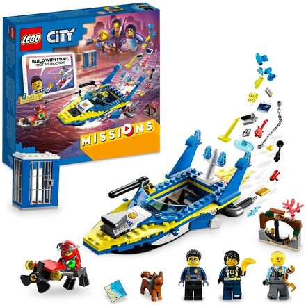 Water Police Detective Missions Set With App Toys Lego Toys Lego city Multi/patterned LEGO
