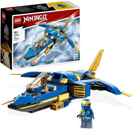 Jay’s Lightning Jet Evo Toy Plane Set Toys LEGO Toys LEGO Ninjago Blå LEGO*Betinget Tilbud
