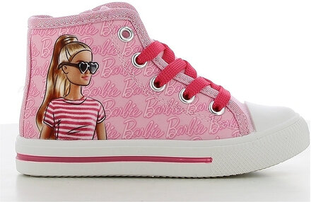 Barbie High Sneaker Höga Sneakers Pink Barbie