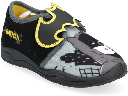 Batman House Shoe Slippers Inneskor Black Batman