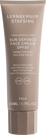 Sun Defense Face Cream, Spf50, 50Ml Solcreme Ansigt Nude Lernberger Stafsing