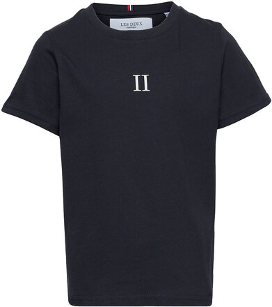Mini Encore T-Shirt Kids T-shirts Short-sleeved Blå Les Deux*Betinget Tilbud