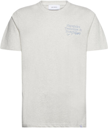 Harajuku T-Shirt Tops T-Kortærmet Skjorte Grey Les Deux