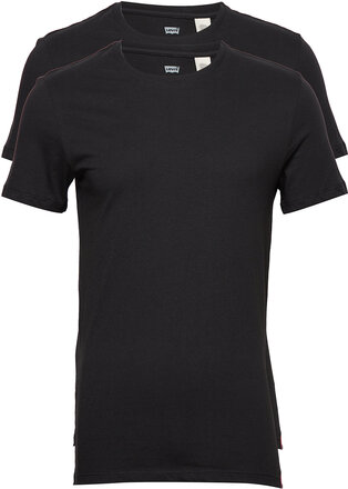 Slim 2Pk Crewneck 1 Twopack Te Tops T-shirts Short-sleeved Black LEVI´S Men