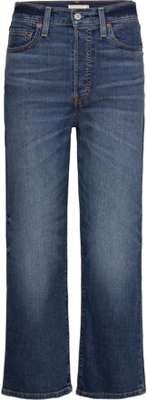 Ribcage Straight Ankle Dial Up The Music Bottoms Jeans Straight-regular Blue LEVI´S Women