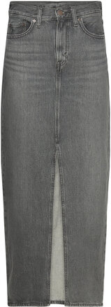 Ankle Column Skirt Adventure S Lång Kjol Grey LEVI´S Women