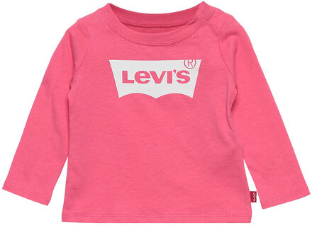 Levi's® Long Sleeve A-Line Batwing Tee Tops T-shirts Long-sleeved T-shirts Pink Levi's