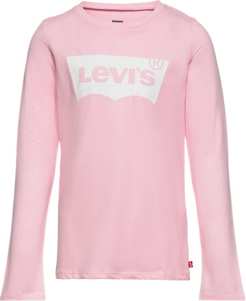 Levi's® Long Sleeve Batwing Tee Tops T-shirts Long-sleeved T-shirts Pink Levi's