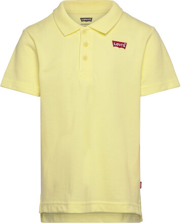 Levi's® Batwing Polo Tee Tops T-shirts Polo Shirts Yellow Levi's