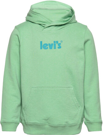 Levi's Poster Logo Pullover Hoodie Tops Sweat-shirts & Hoodies Hoodies Green Levi's