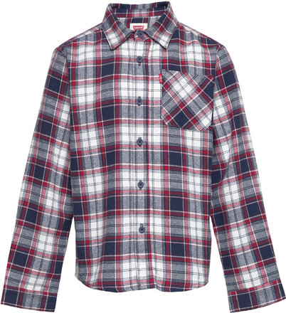 Levi's® Plaid Flannel Pocket Shirt Shirts Long-sleeved Shirts Multi/mønstret Levi's*Betinget Tilbud