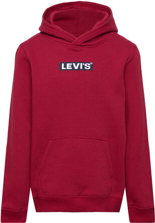 Levi's® Box Tab Pullover Hoodie Tops Sweatshirts & Hoodies Hoodies Red Levi's