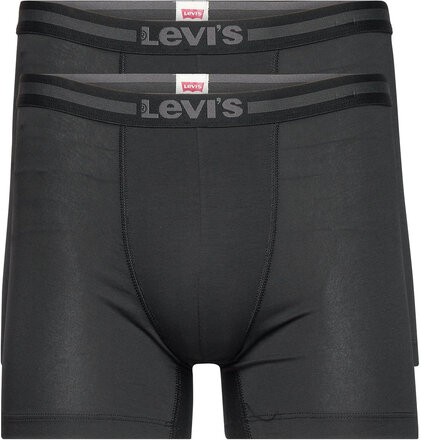 Levis Men Tencel Boxer Brief 2P Boksershorts Svart Levi´s*Betinget Tilbud