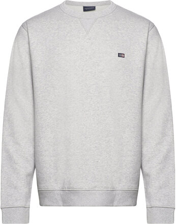 Matteo Organic Cotton Crew Sweatshirt Tops Sweatshirts & Hoodies Sweatshirts Grey Lexington Clothing