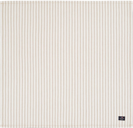 Icons Cotton Herringb Striped Napkin Home Textiles Kitchen Textiles Napkins Cloth Napkins Beige Lexington Home*Betinget Tilbud