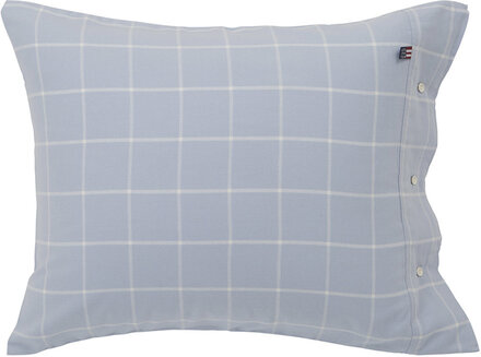 Hotel Light Flannel Lt Blue/White Pillowcase Home Textiles Bedtextiles Pillow Cases Blue Lexington Home