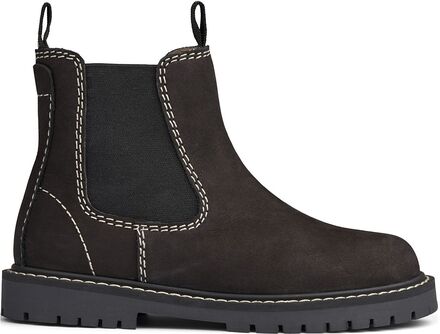 Carlo Leather Chelsea Boot Boots Støvler Black Liewood