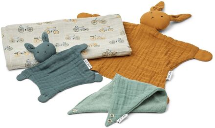 Nada Baby Gift Set Gift Sets Baby Sleep Muslins Muslin Cloths Multi/mønstret Liewood*Betinget Tilbud