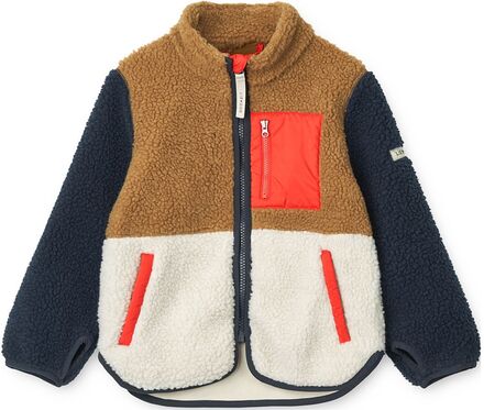 Nolan Pile Jacket Outerwear Fleece Outerwear Fleece Jackets Multi/mønstret Liewood*Betinget Tilbud